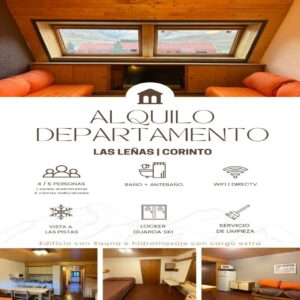 728 CORINTO. Hasta 5 personas STD, con 1 cama Matrimonial  y 1 Baño